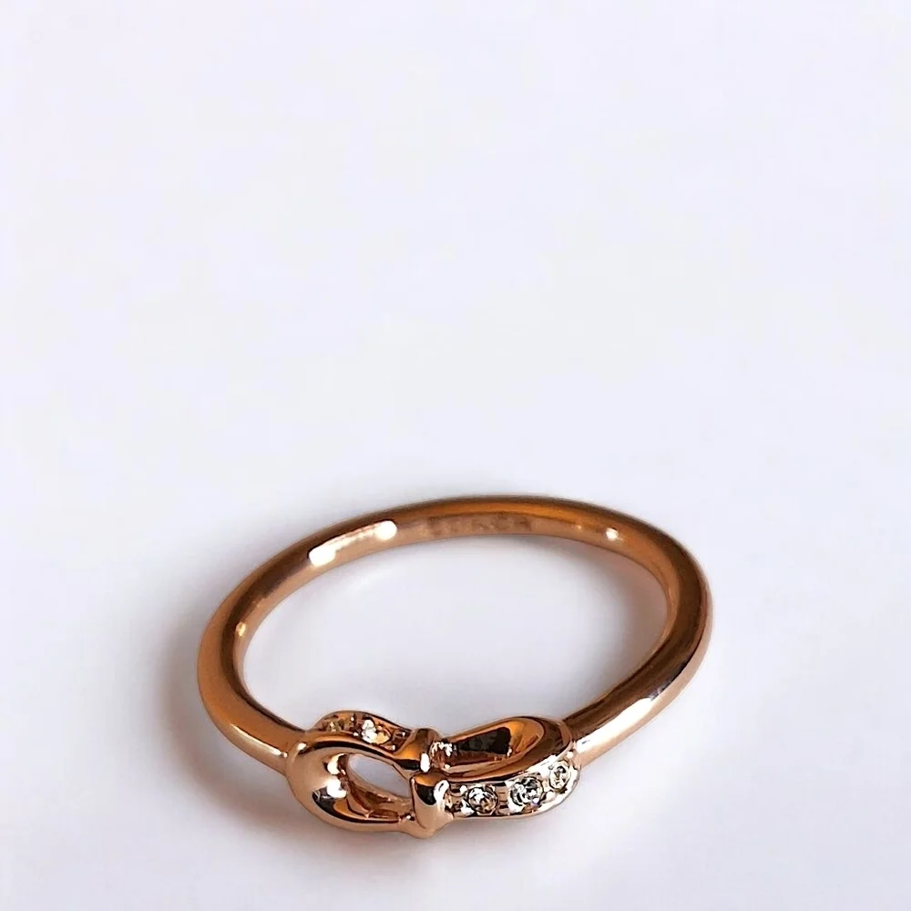 Coach Signature Turnlock Ring Trio – Size 7